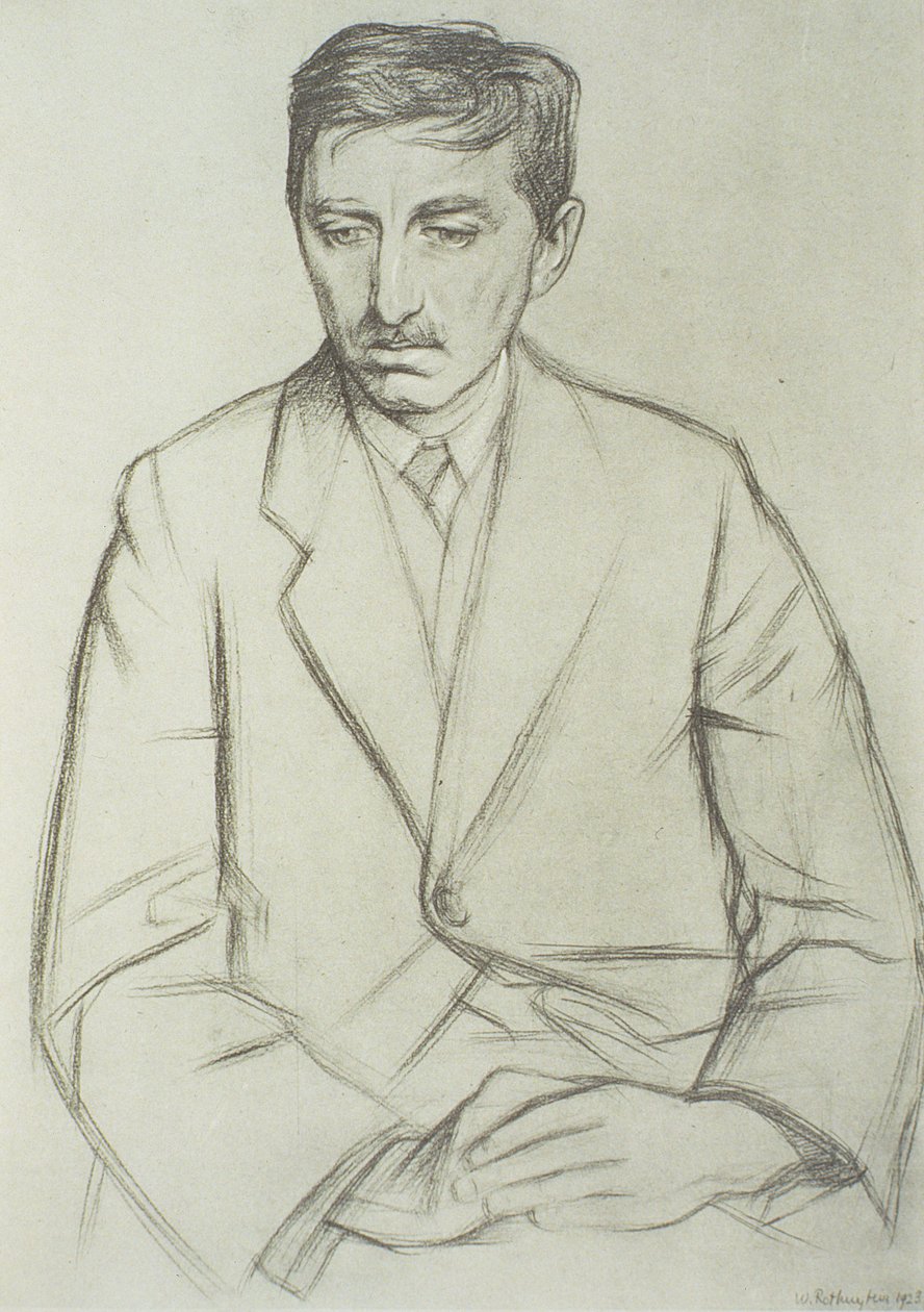 Porträt von E.M. Forster (1879-1970) von William Rothenstein
