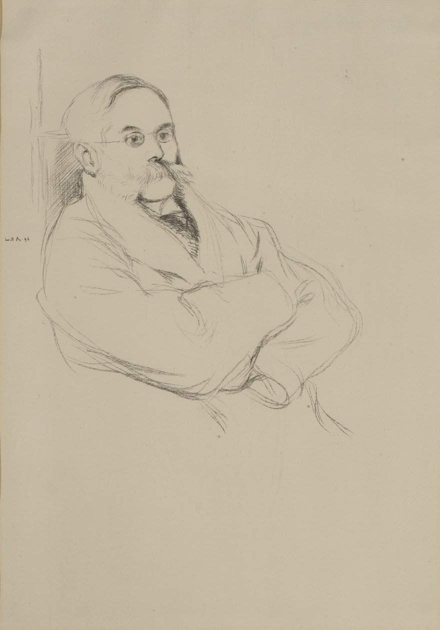 Porträt von Moritz Rothenstein von William Rothenstein