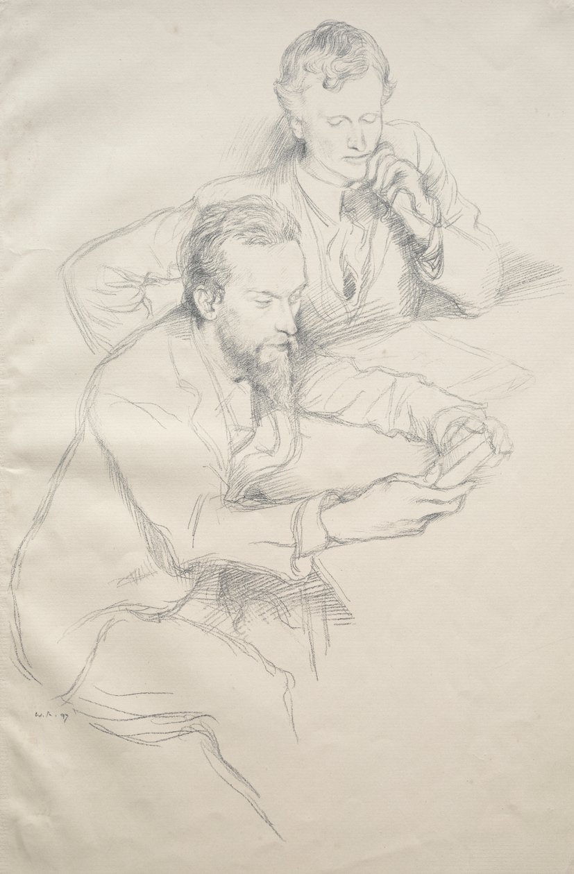 Ricketts und Shannon von William Rothenstein