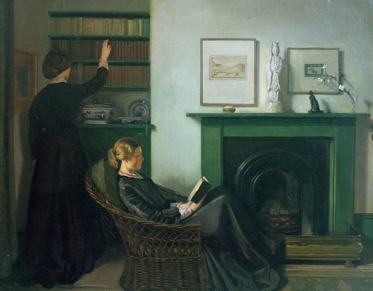 Die Browning-Leser von William Rothenstein