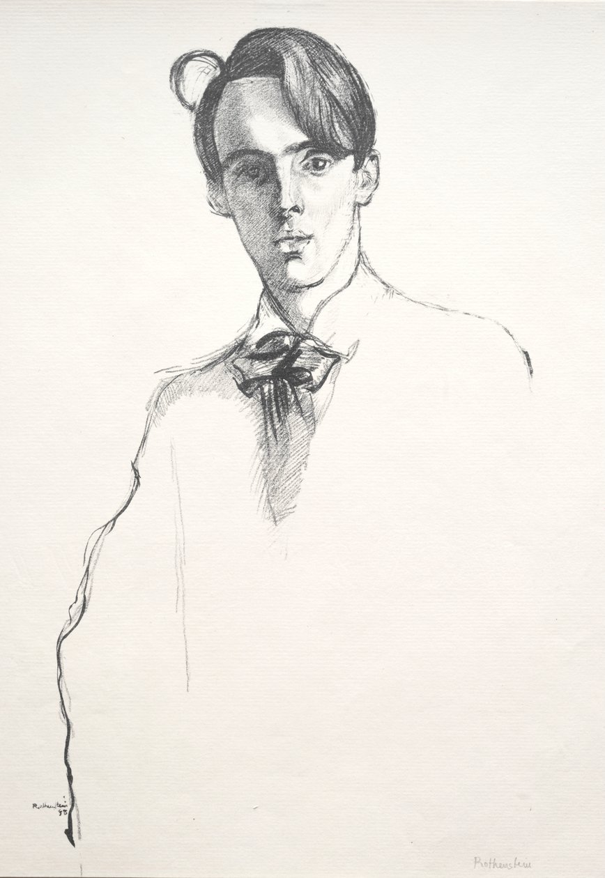 William Butler Yeats von William Rothenstein
