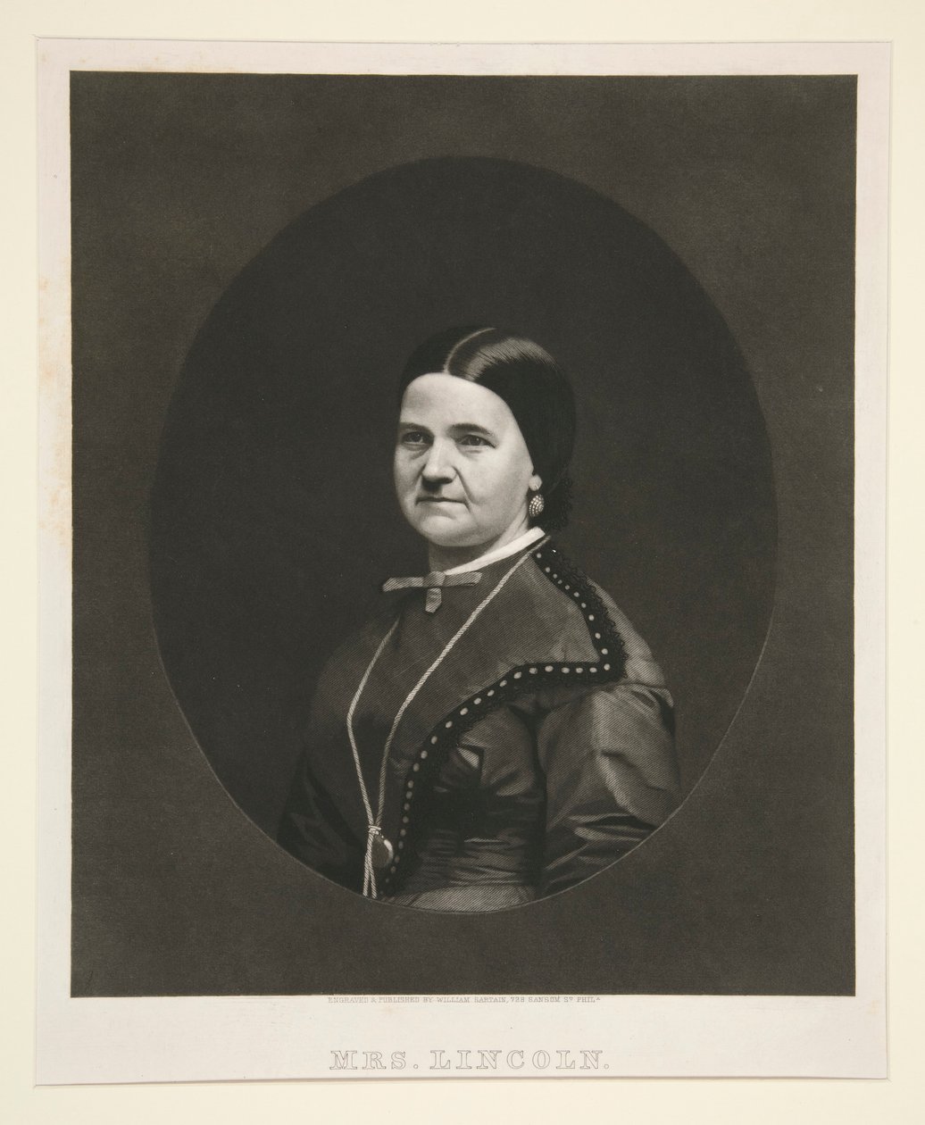 Mrs. Lincoln (Abraham) von William Sartain