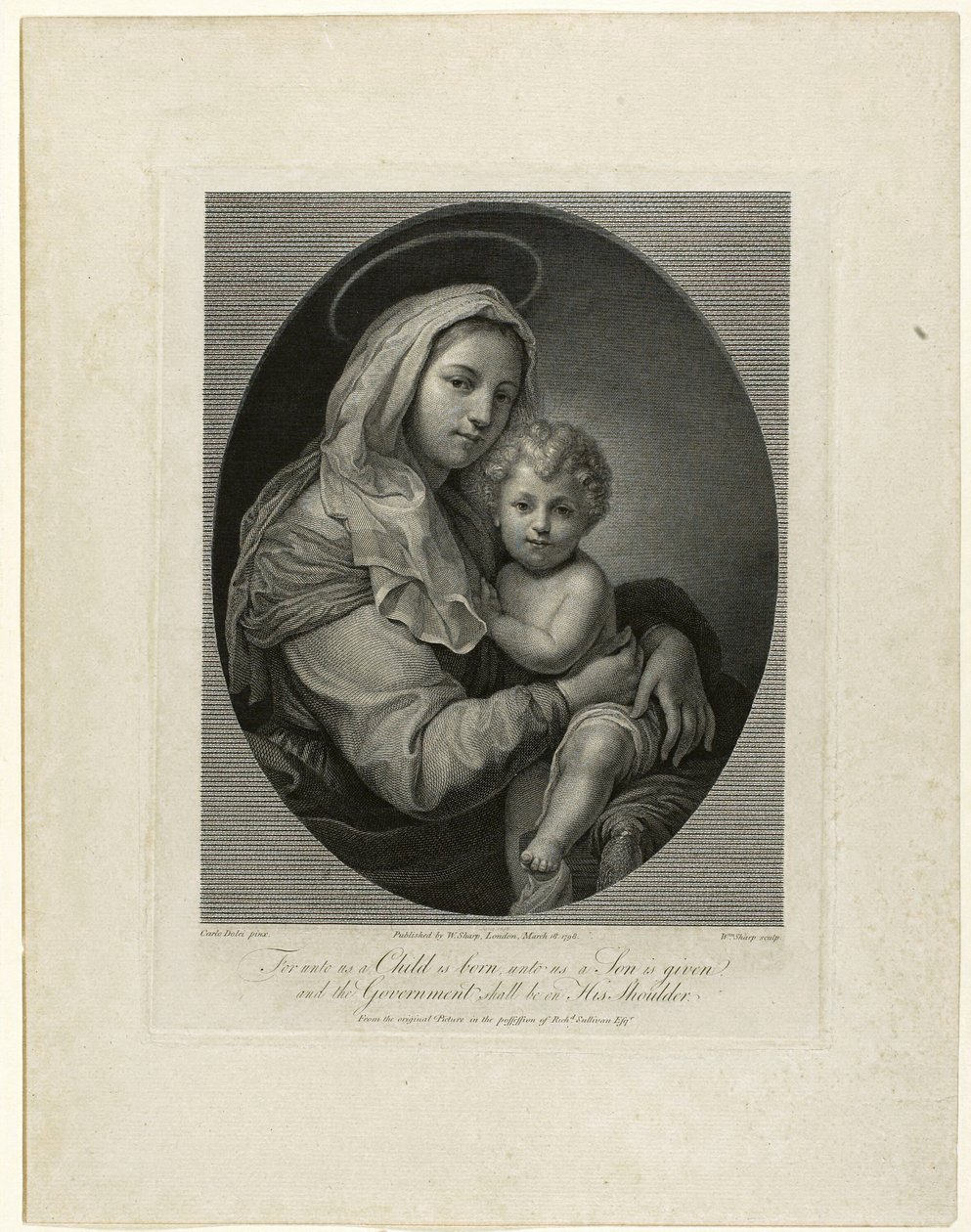 Madonna mit Kind von William Sharp