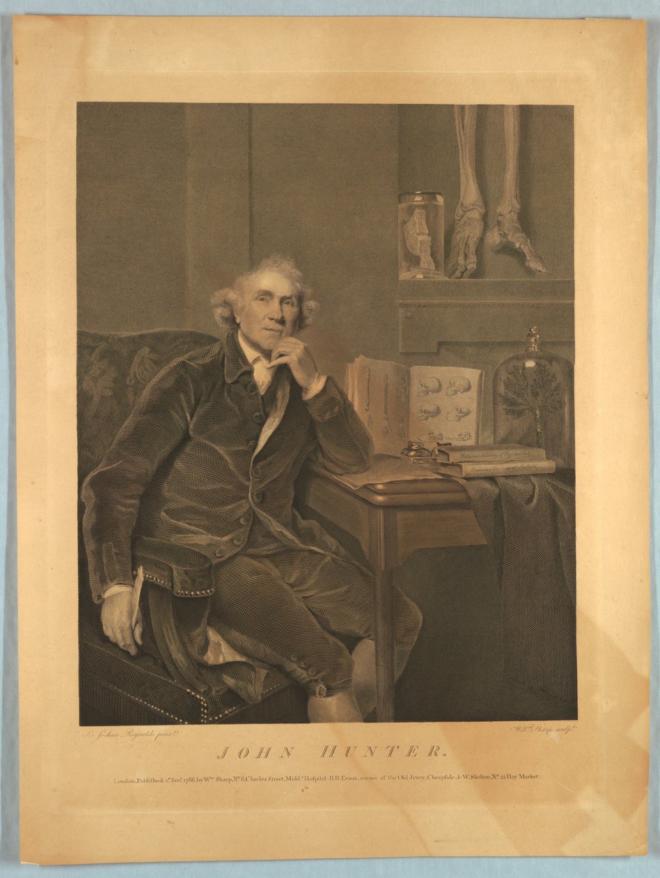 Porträt von John Hunter von William Sharp