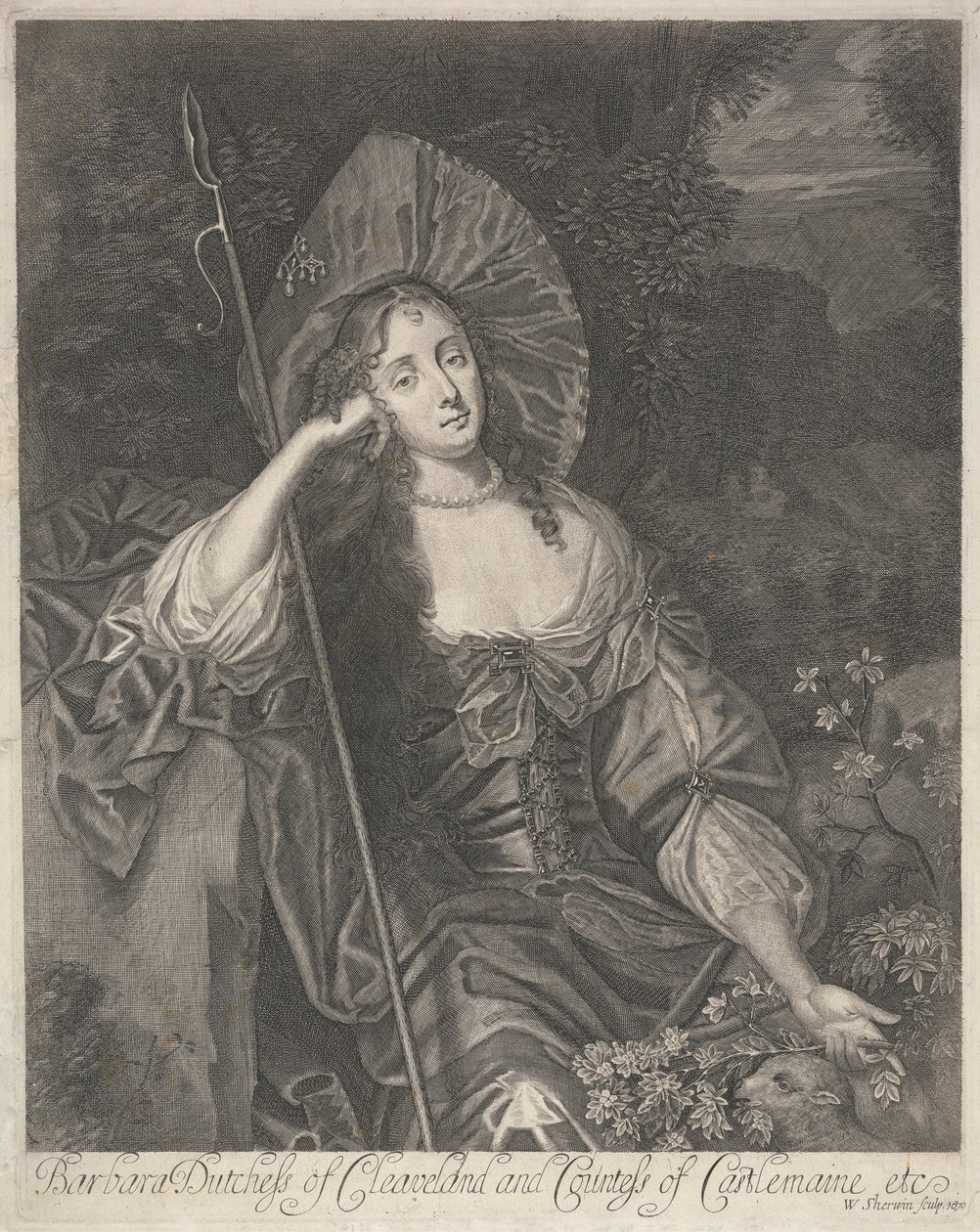 Barbara Herzogin von Cleveland als Schäferin von William Sherwin