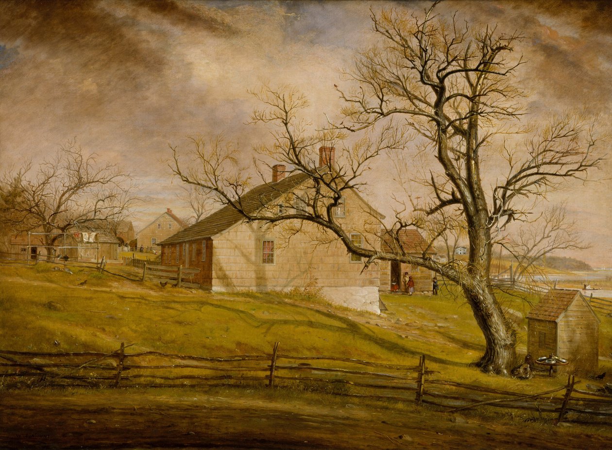 Farmhäuser auf Long Island von William Sidney Mount
