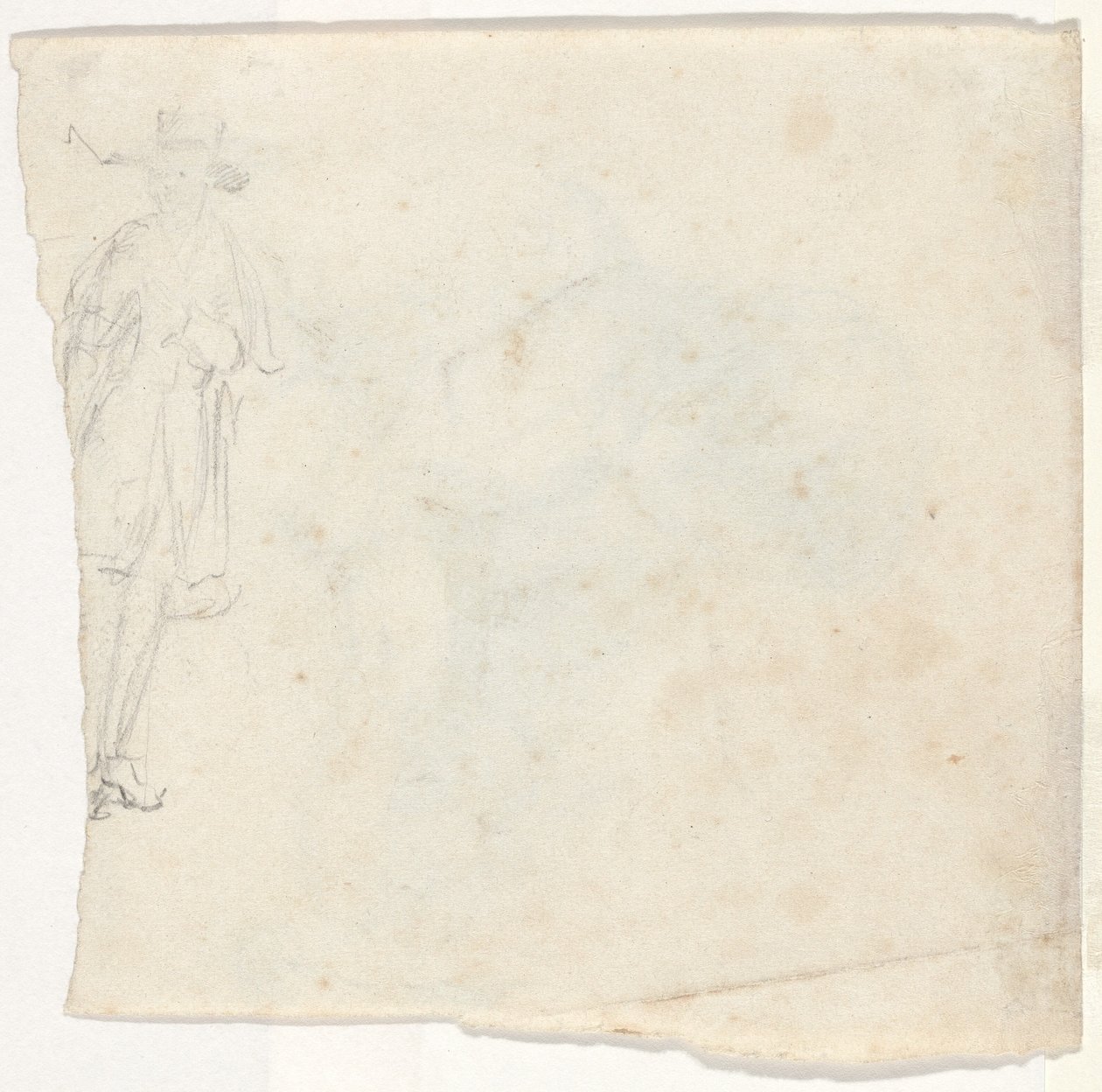 Skizze eines stehenden Mannes (verso) von William Sidney Mount