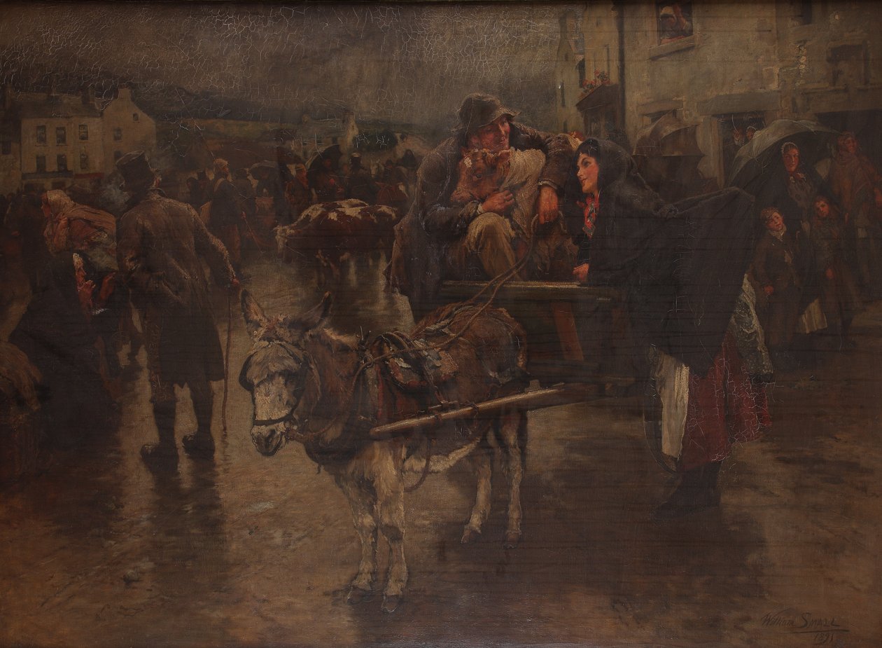 Liebe lacht über den Regen, 1891 von William Small