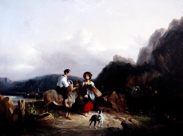 Küstenlandschaft von William Snr. Shayer