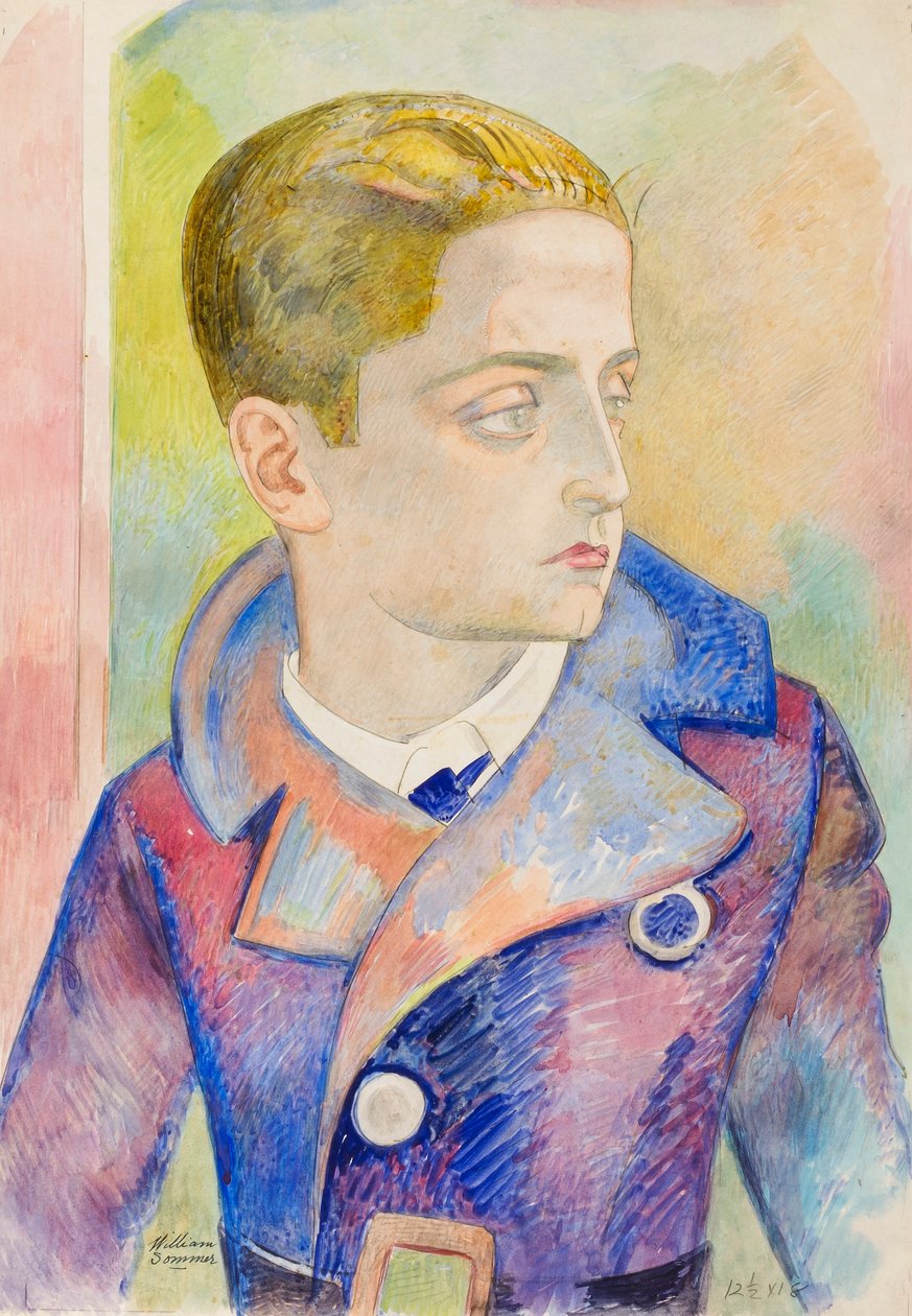Aquarell von William Sommer