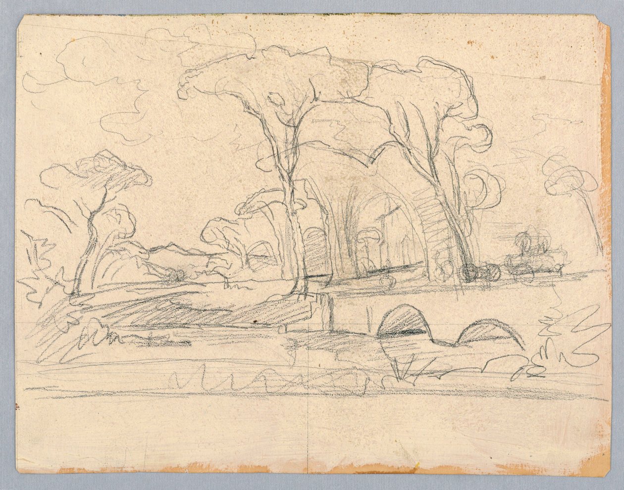 Studie einer Landschaft von William Stanley Haseltine