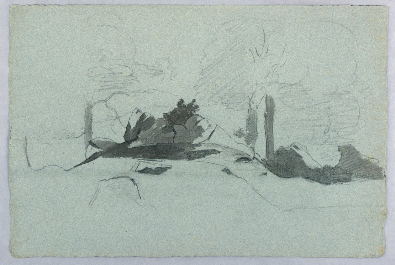 Studie einer Landschaft von William Stanley Haseltine