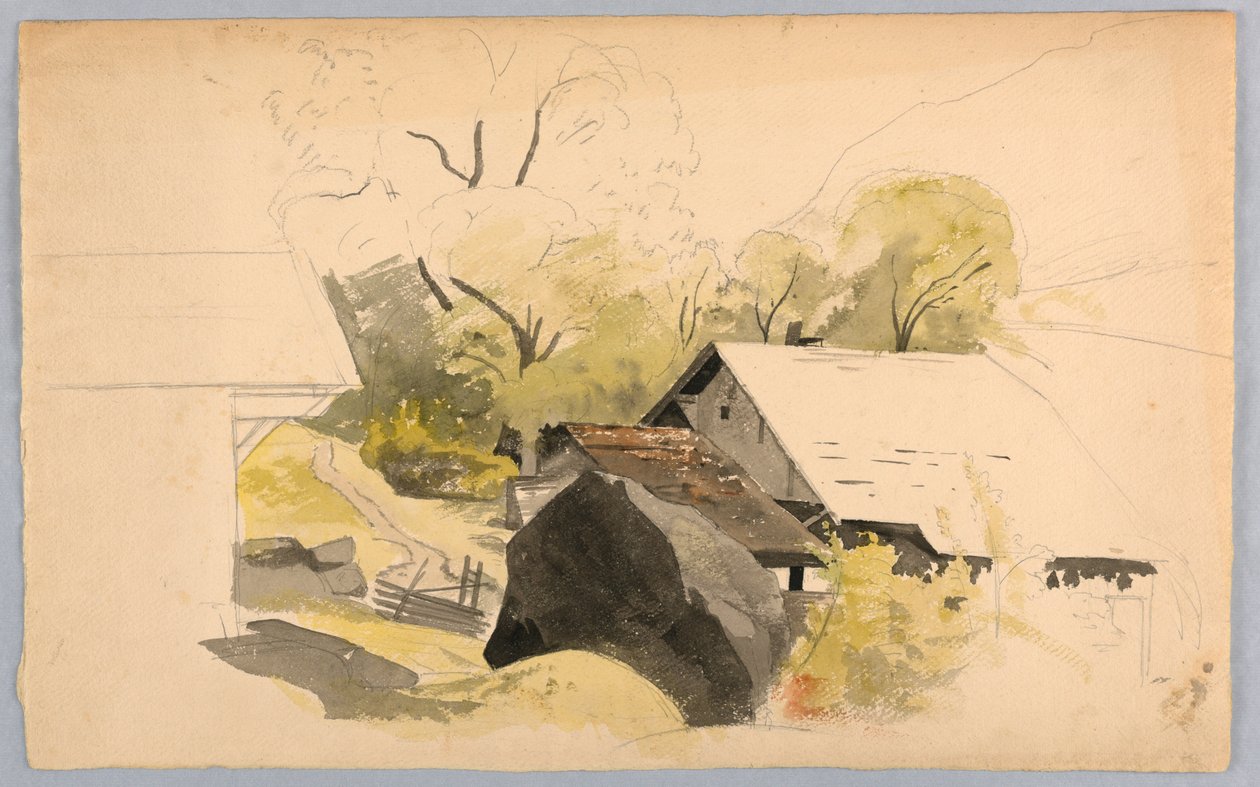 Studie der Landschaft, Schweiz von William Stanley Haseltine