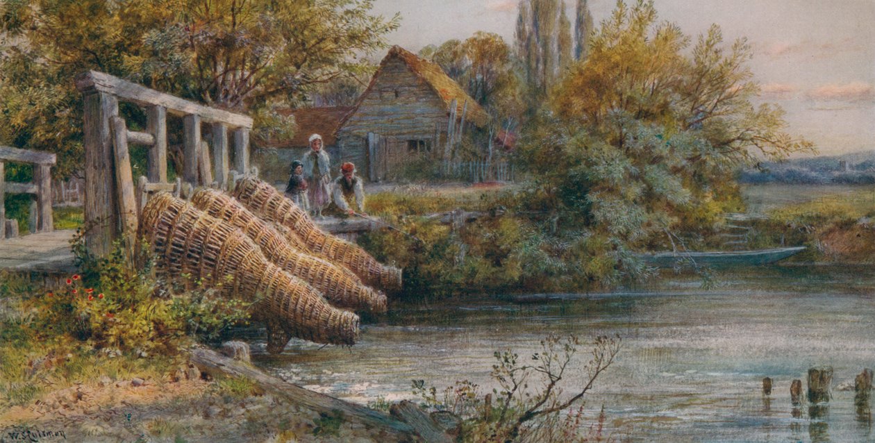 Das Wehr, um 1875 von William Stephen Coleman