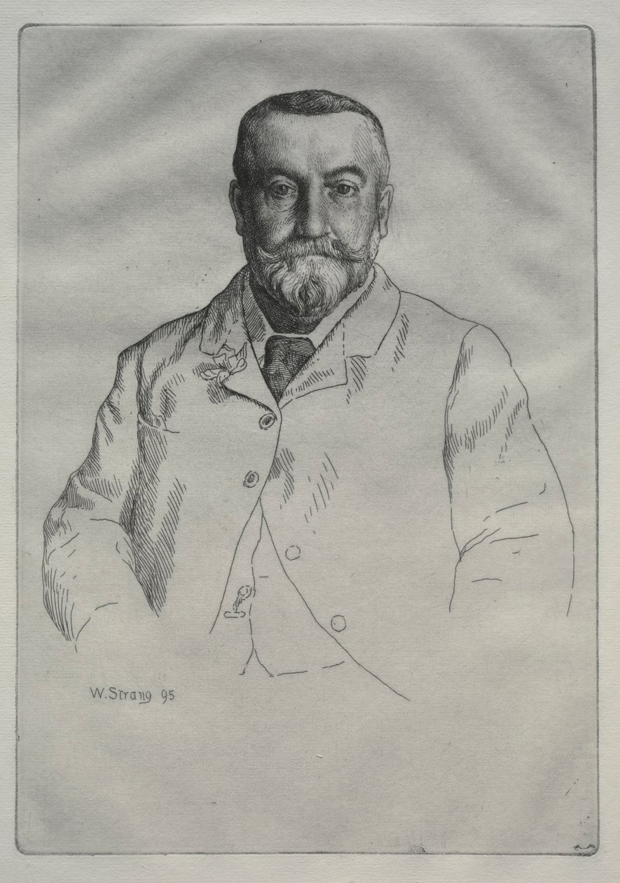 Porträt von H. Cock von William Strang