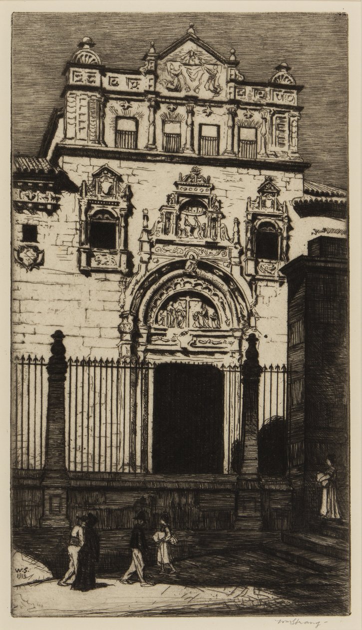 Santa Cruz, Toledo, 1913 von William Strang