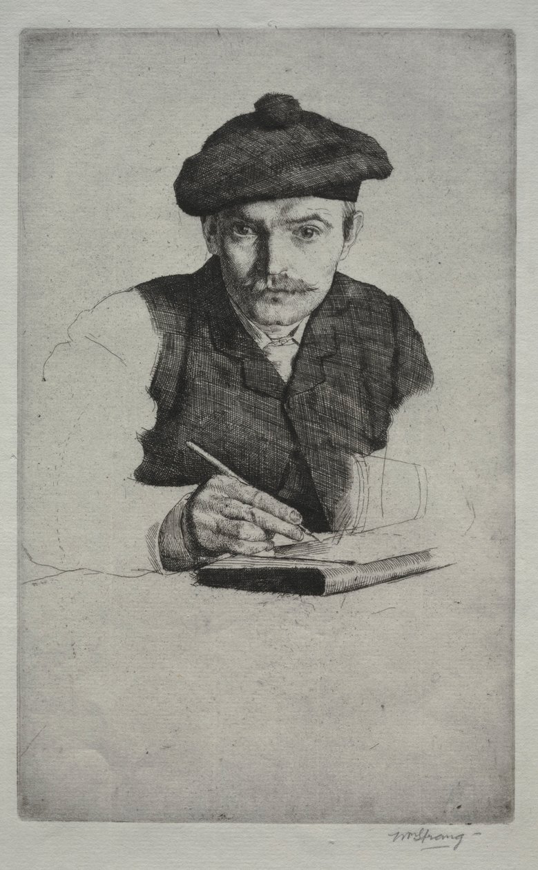 Selbstporträt, 1885 von William Strang