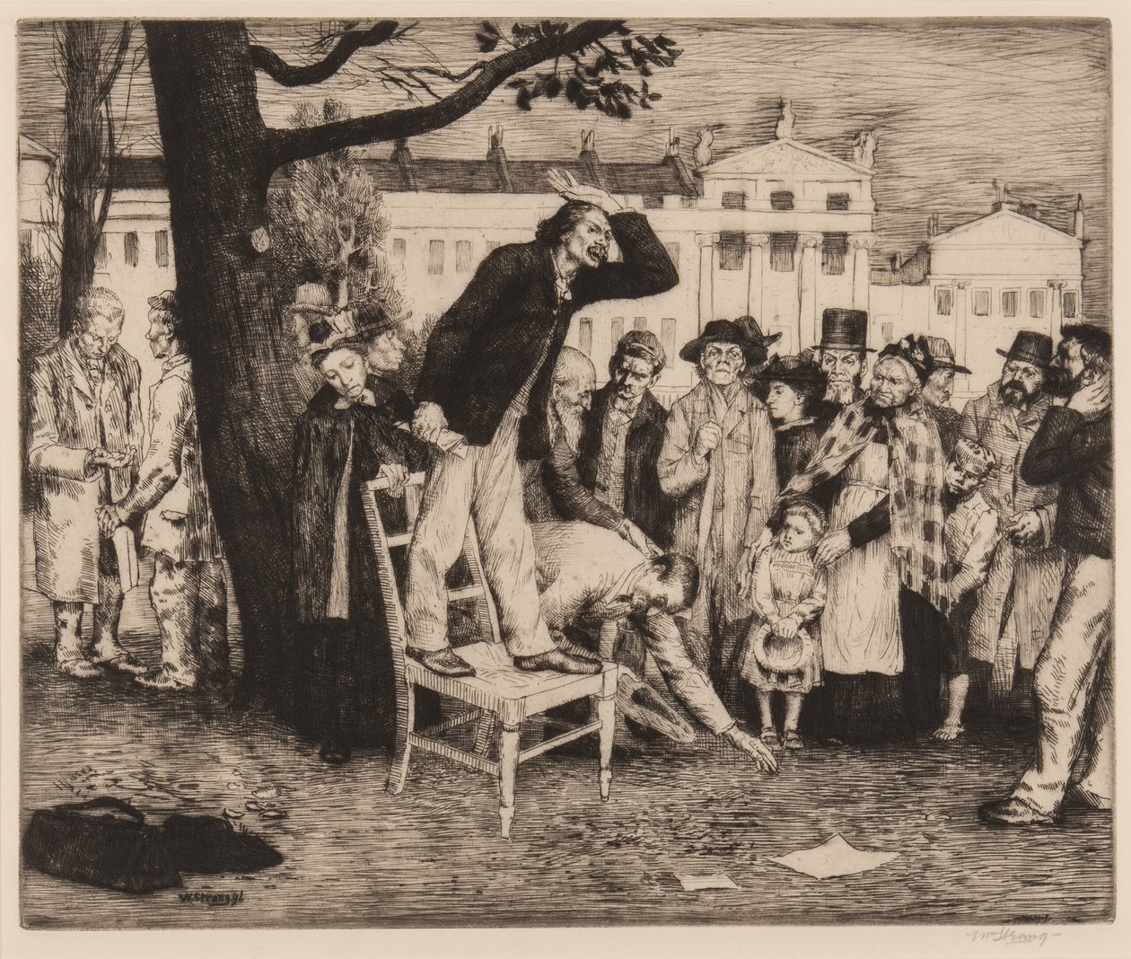 Die Sozialisten, 1892 von William Strang