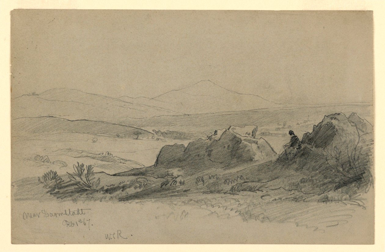 Landschaft, Darmstadt, Deutschland von William Trost Richards