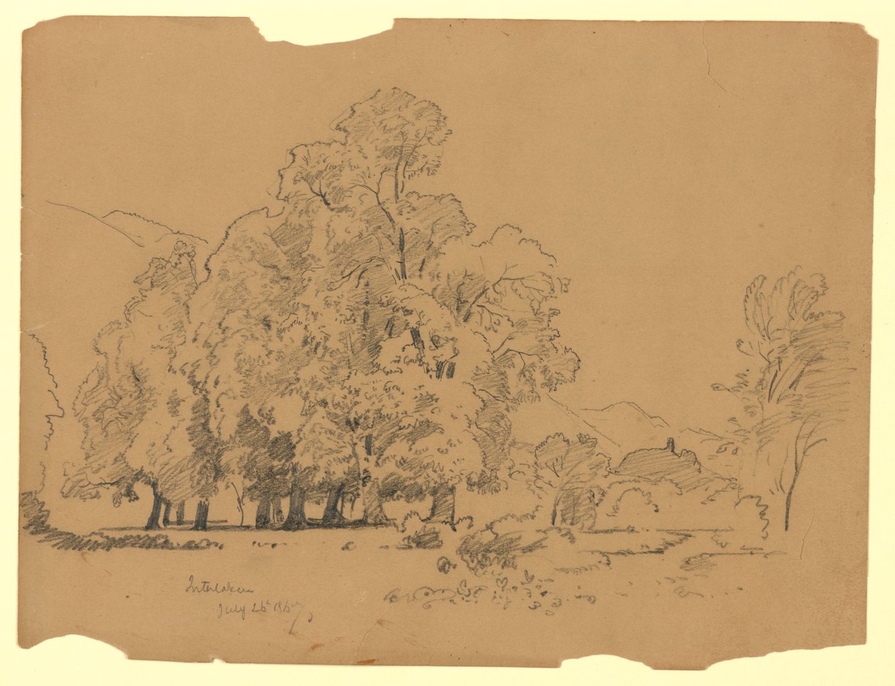Landschaft, Interlaken, Schweiz von William Trost Richards