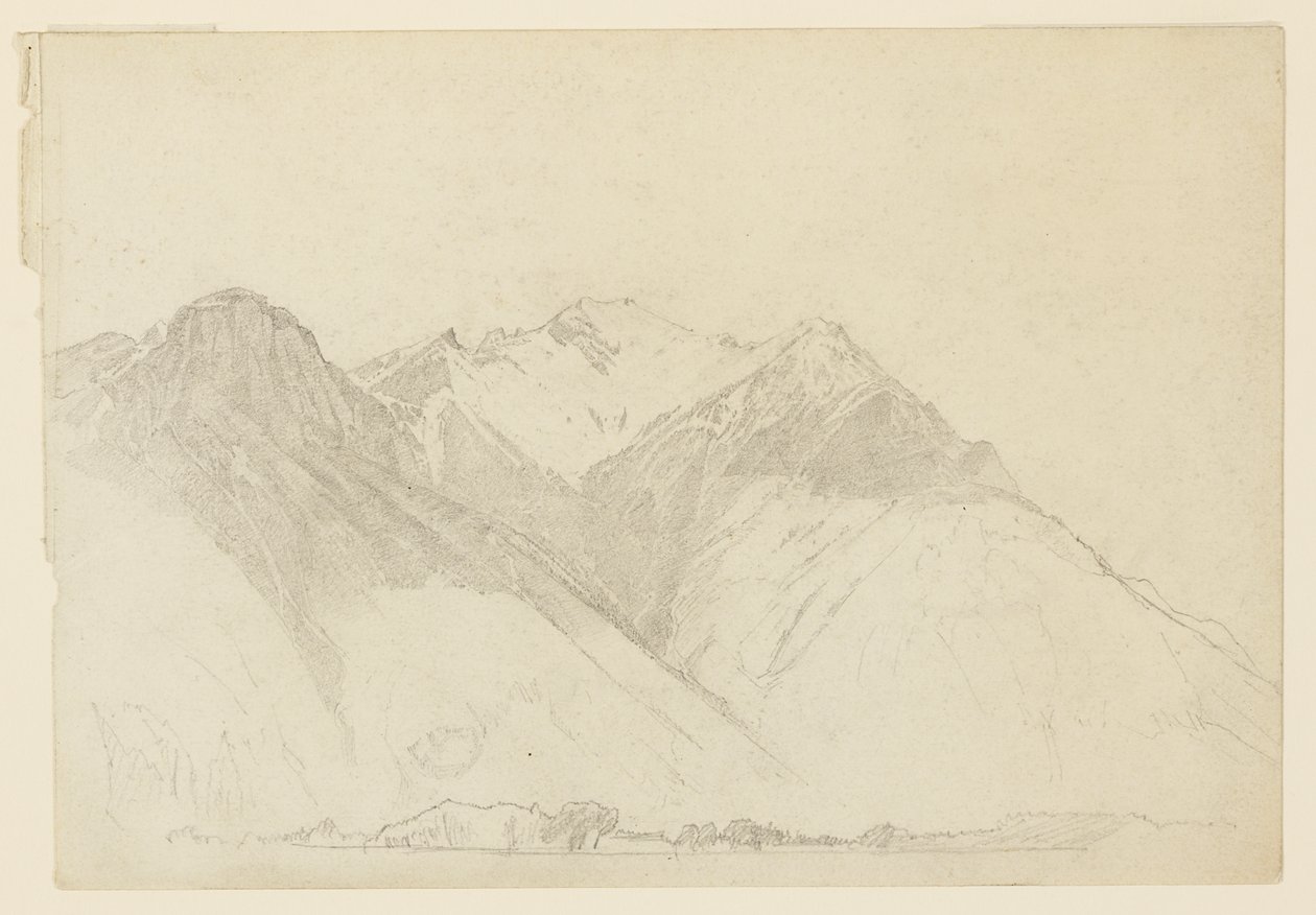 Studie einer Landschaft von William Trost Richards