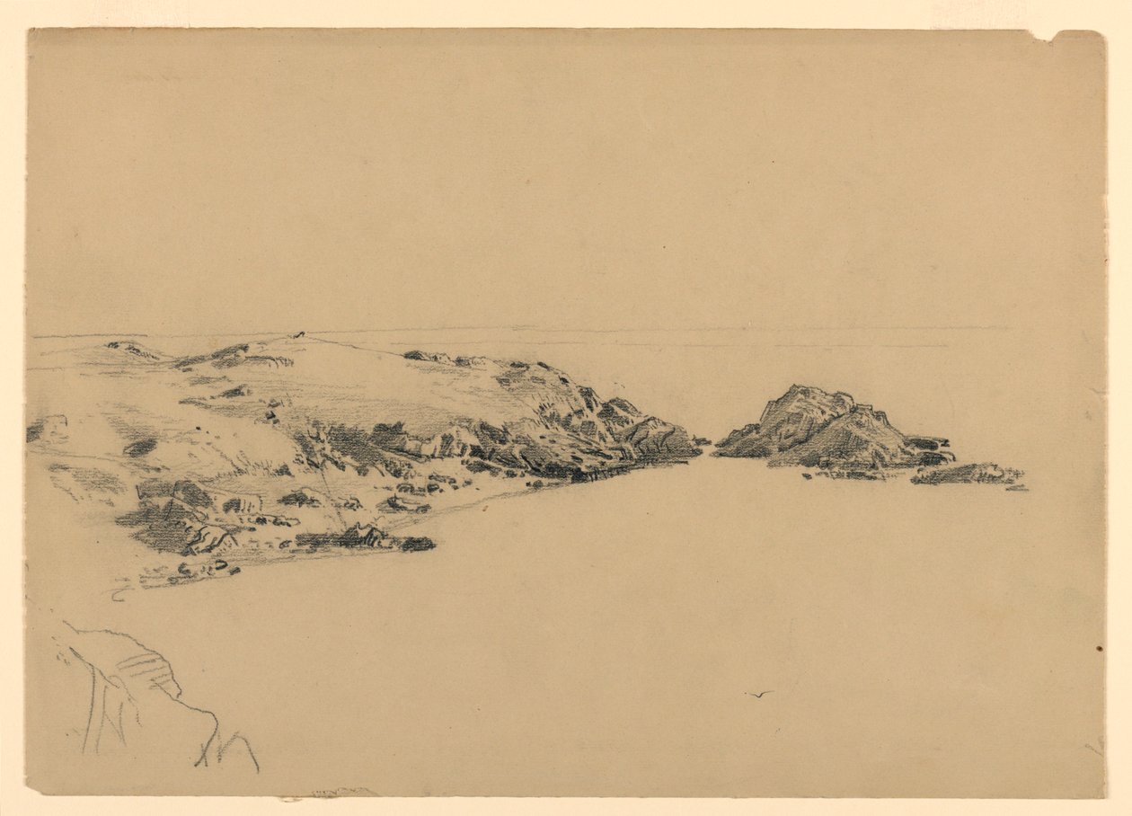 Studie der Küste, Rhode Island von William Trost Richards