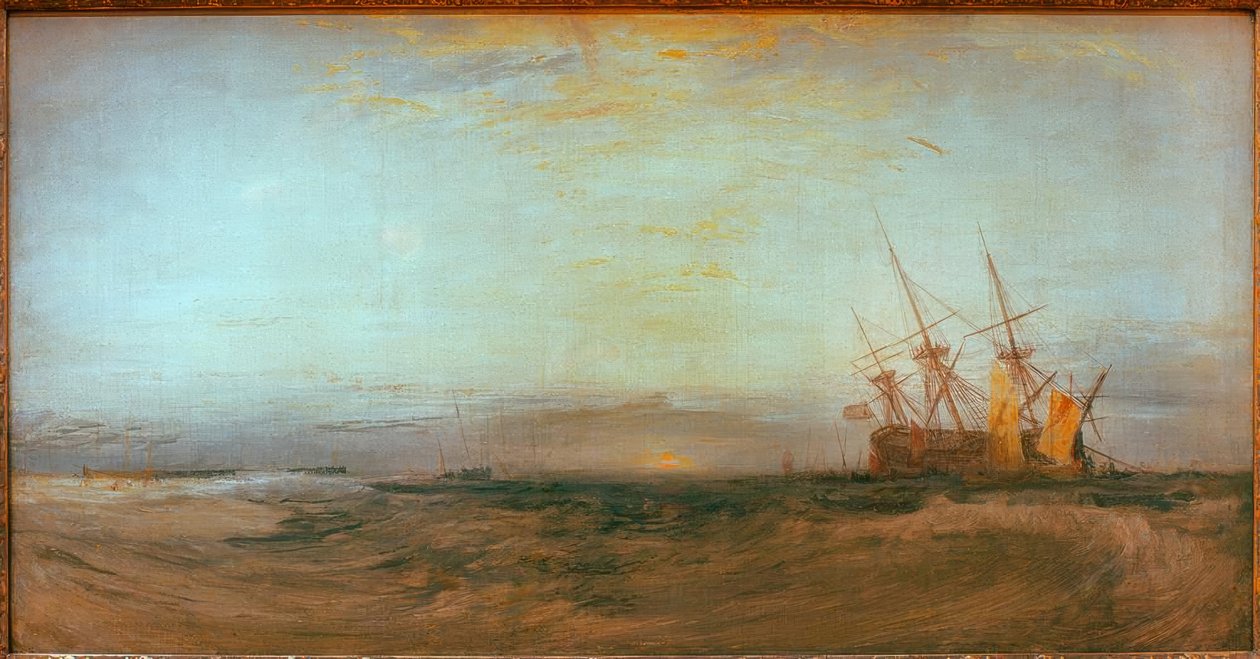 Ein gestrandetes Schiff von Joseph Mallord William Turner