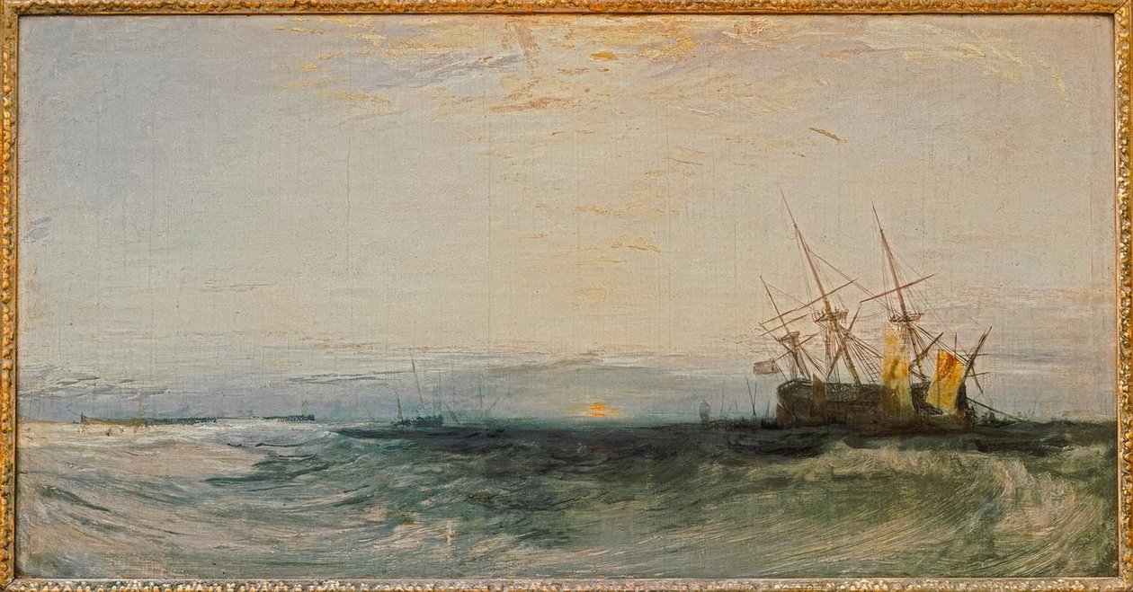 Ein gestrandetes Schiff von Joseph Mallord William Turner