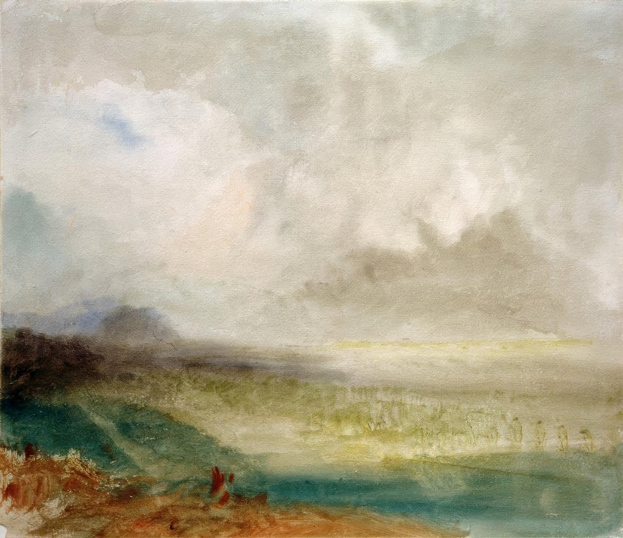 Das Rhônetal bei Sion von Joseph Mallord William Turner
