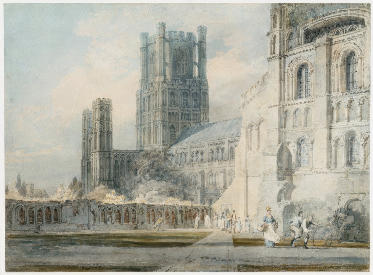 Ely Cathedral von Südosten von Joseph Mallord William Turner