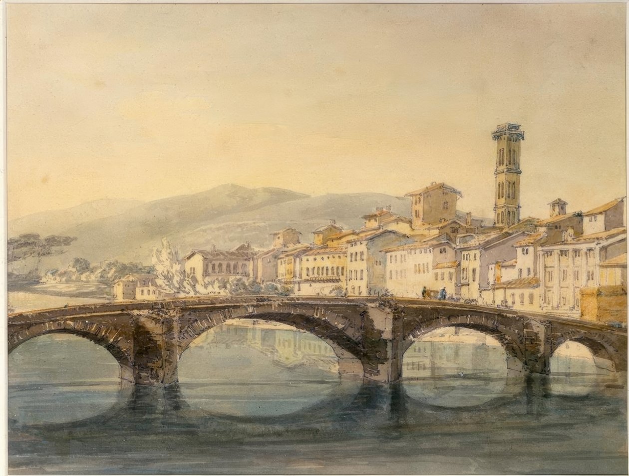 Florenz vom Arno aus von Joseph Mallord William Turner
