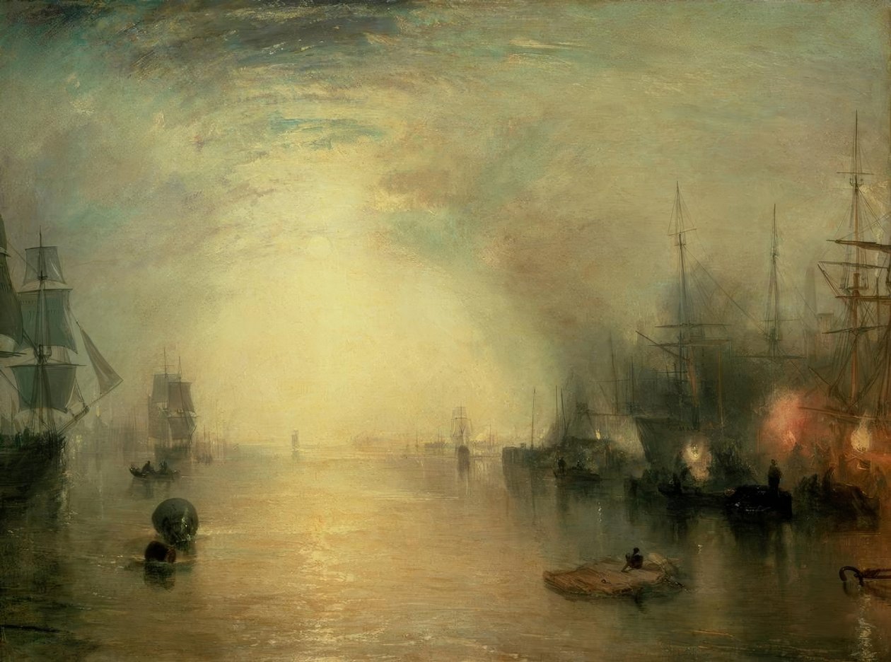 Kohlenarbeiter bei Mondlicht von Joseph Mallord William Turner