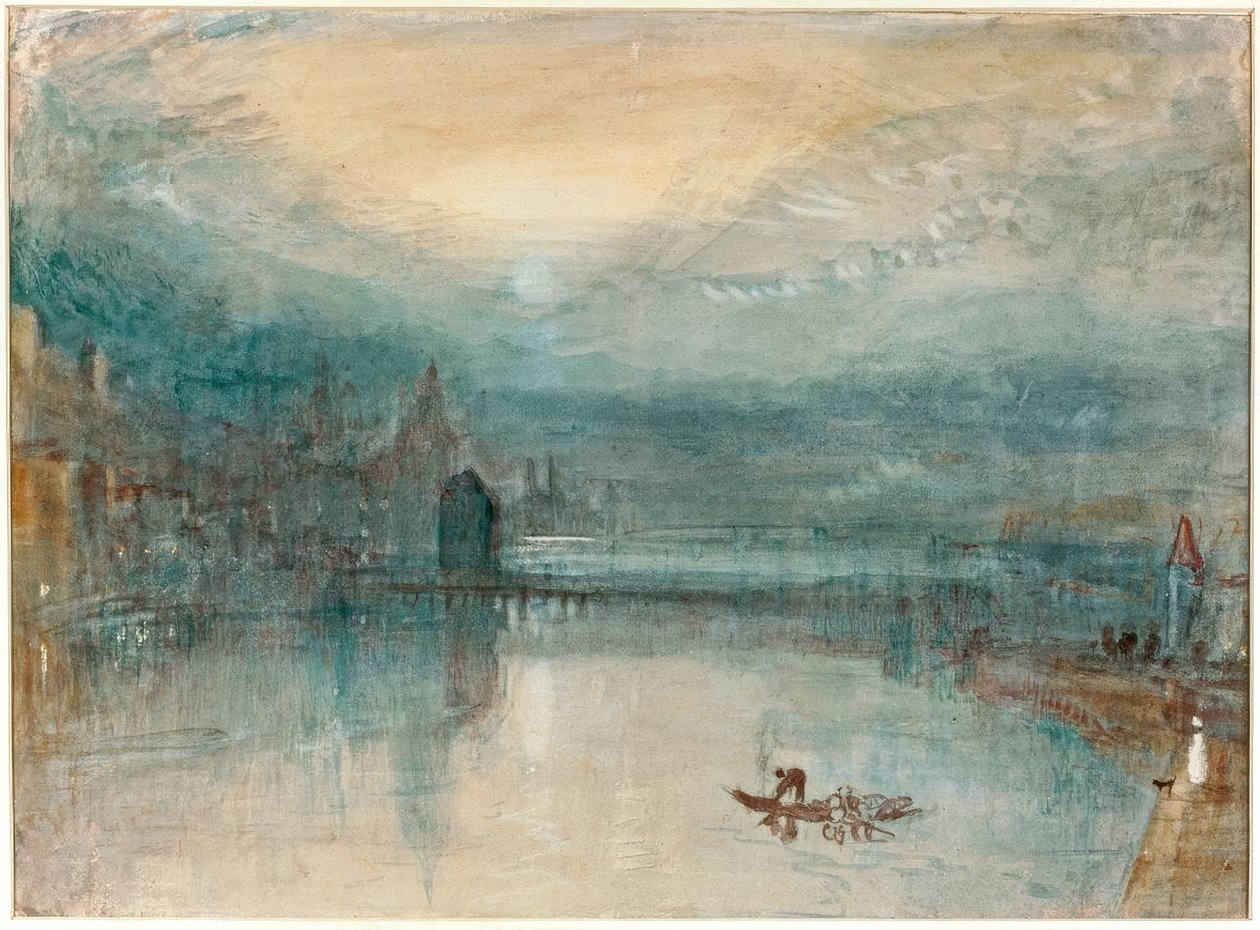 Luzern im Mondlicht von Joseph Mallord William Turner