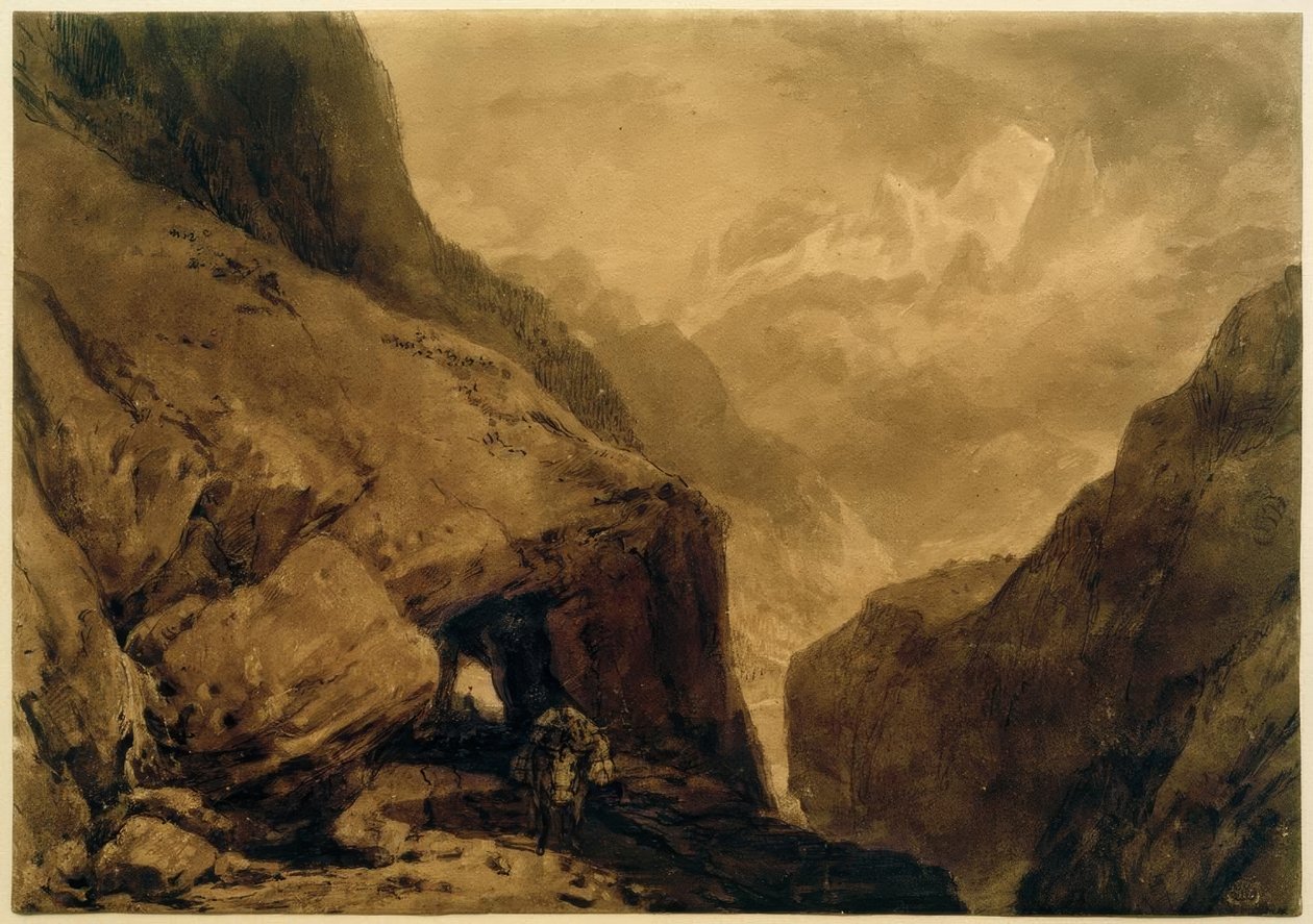 Mt St Gothard von Joseph Mallord William Turner