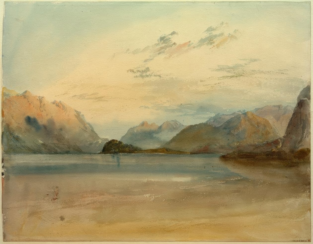 Am Comer See von Joseph Mallord William Turner