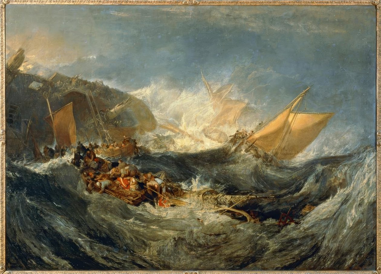 Das Wrack eines Transportschiffs von Joseph Mallord William Turner