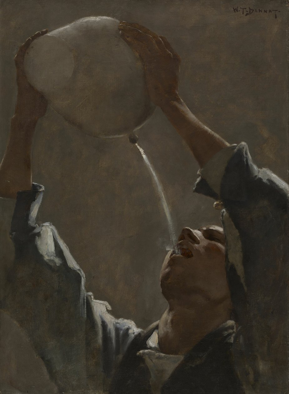 Studie für "Ein aragonischer Schmuggler" von William Turner Dannat