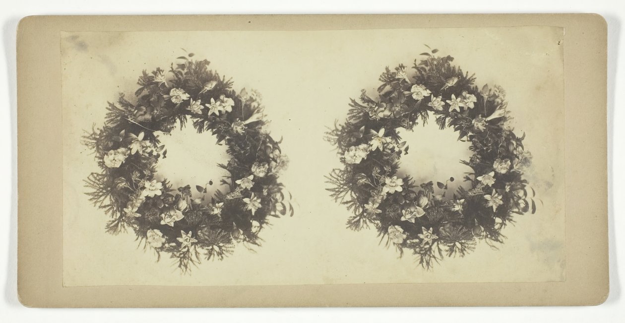 Ohne Titel [Kranz], Mitte 19. Jahrhundert von William W. Culver