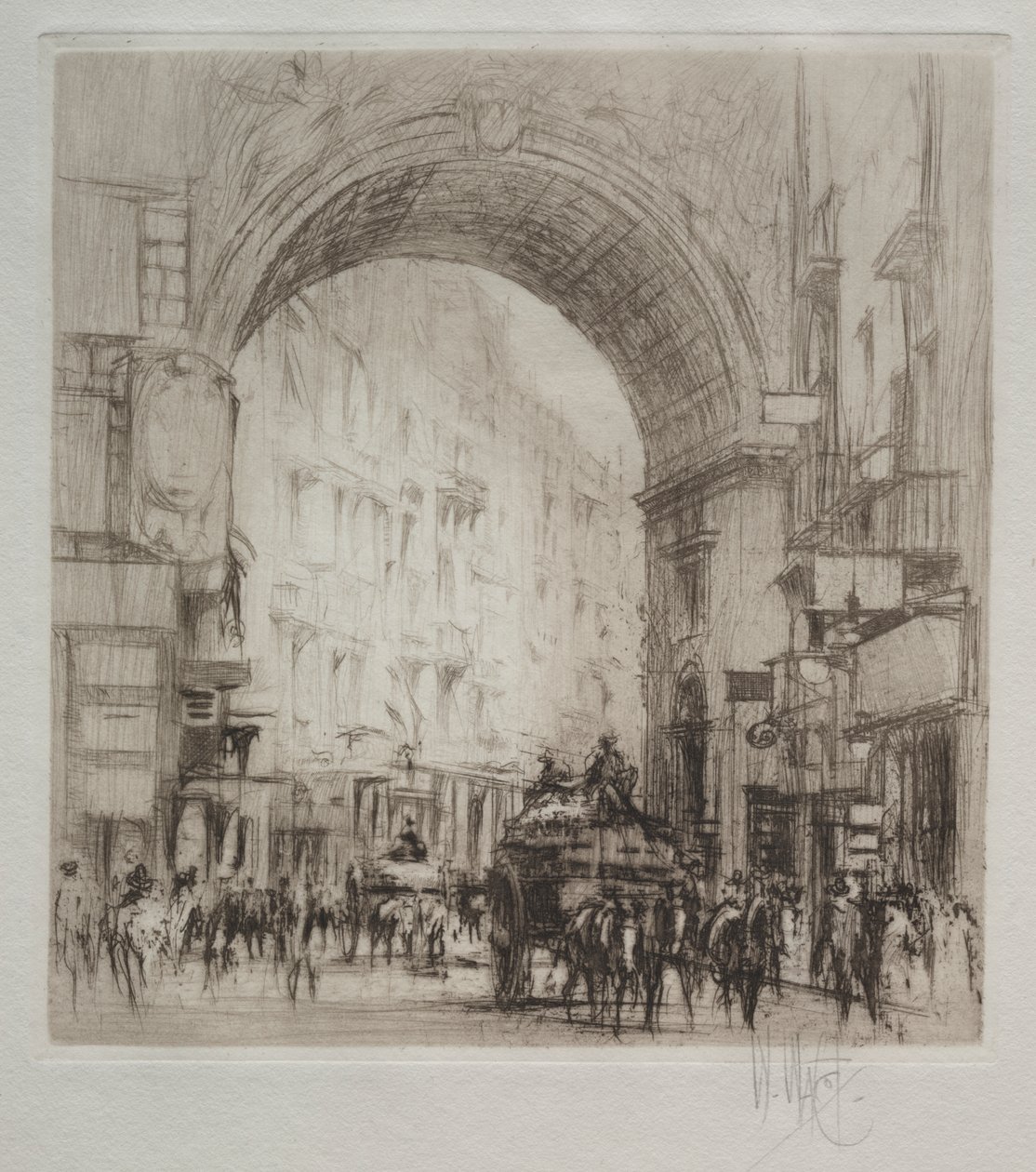 Arco San Carlo, Neapel von William Walcot