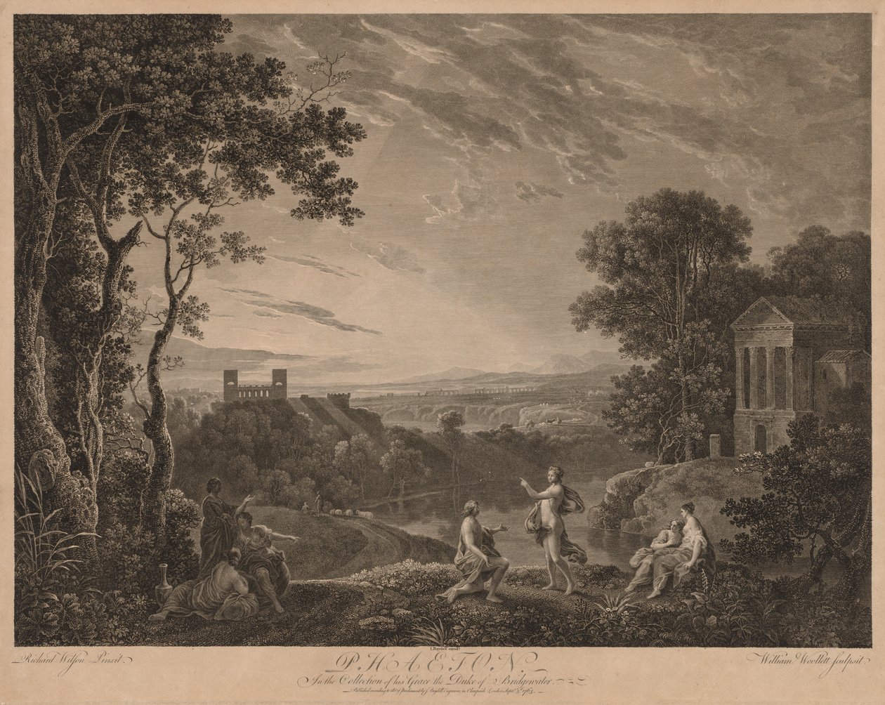 Phaeton, 1763 von William Woollett