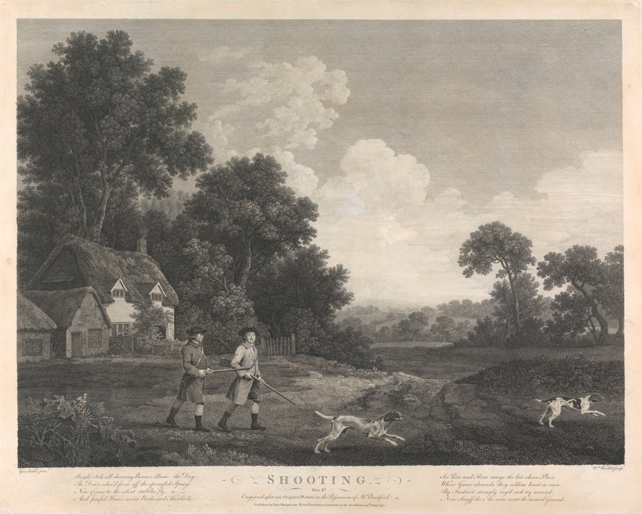 Jagd, Platte II von William Woollett