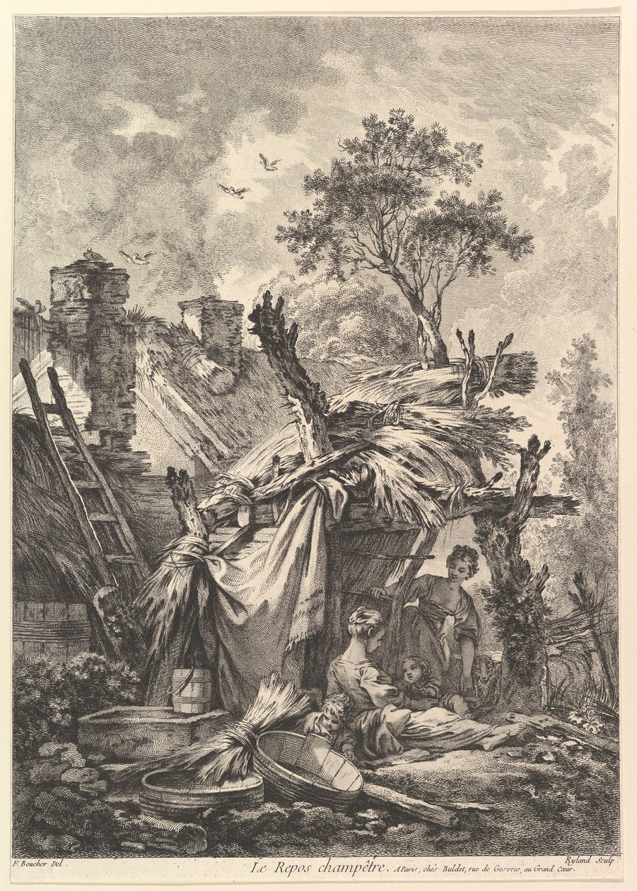 Ruhe auf dem Land von William Wynne Ryland