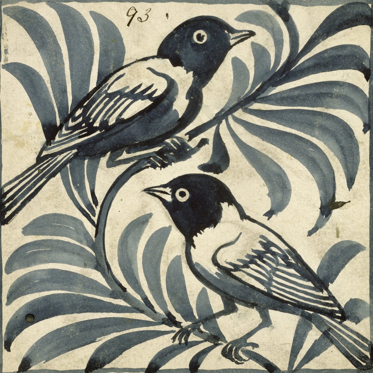 Blaukehlchen von William de Morgan