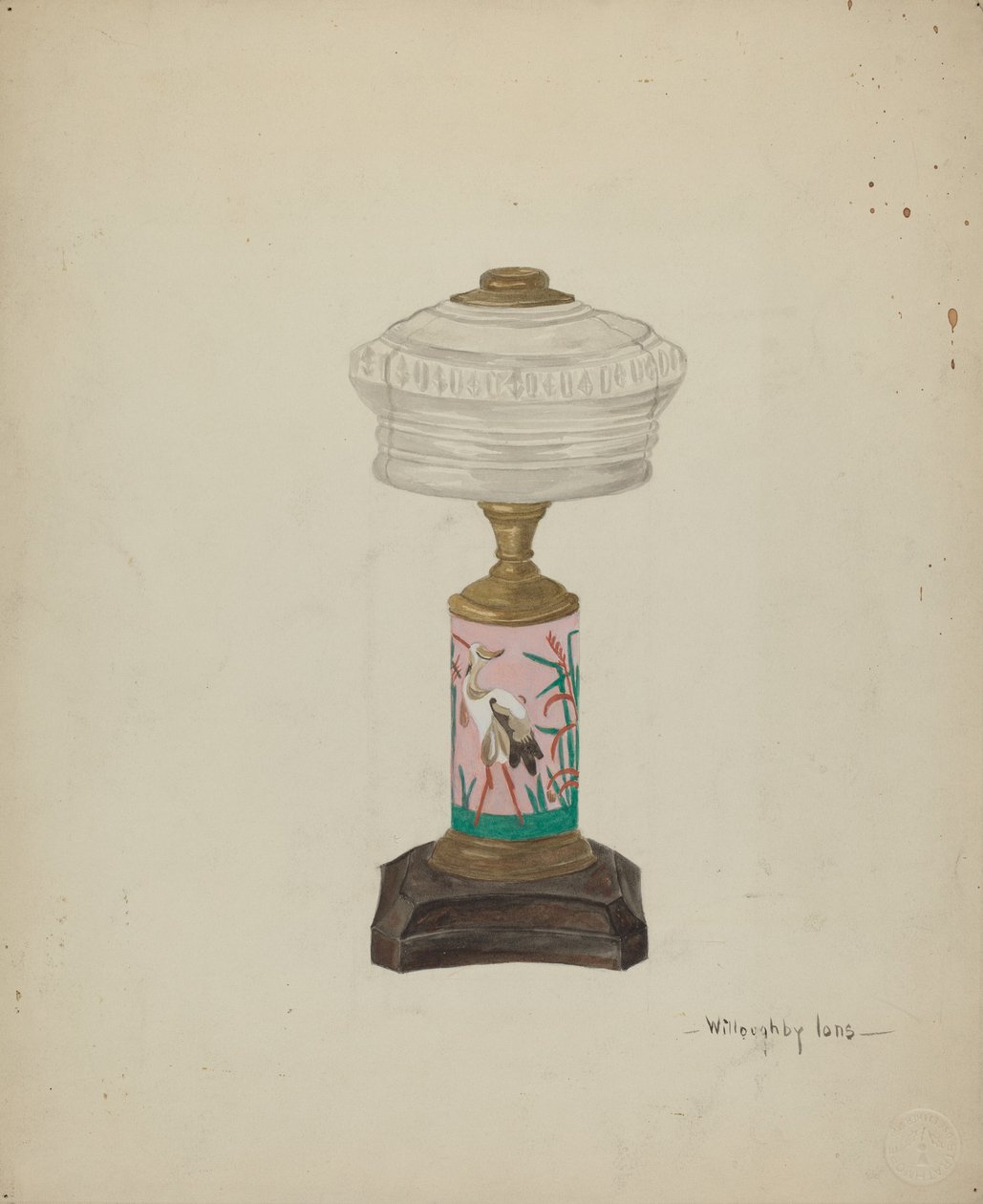 Lampensockel von Willoughby Ions