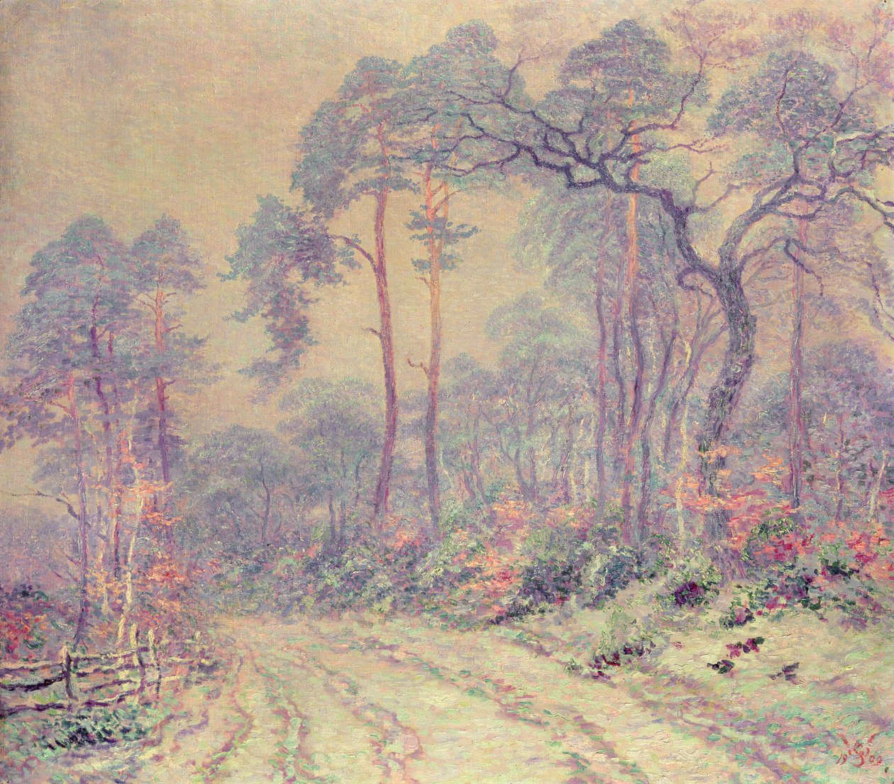 Der Weg durch den Wald von Willy Schlobach