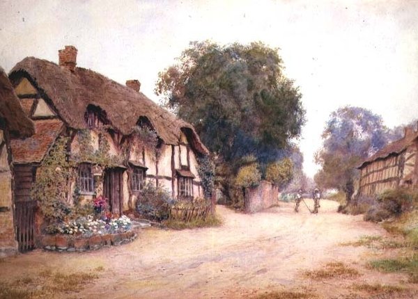Klatsch, Die Dorfstraße von Wilmot R.W.S. Pilsbury