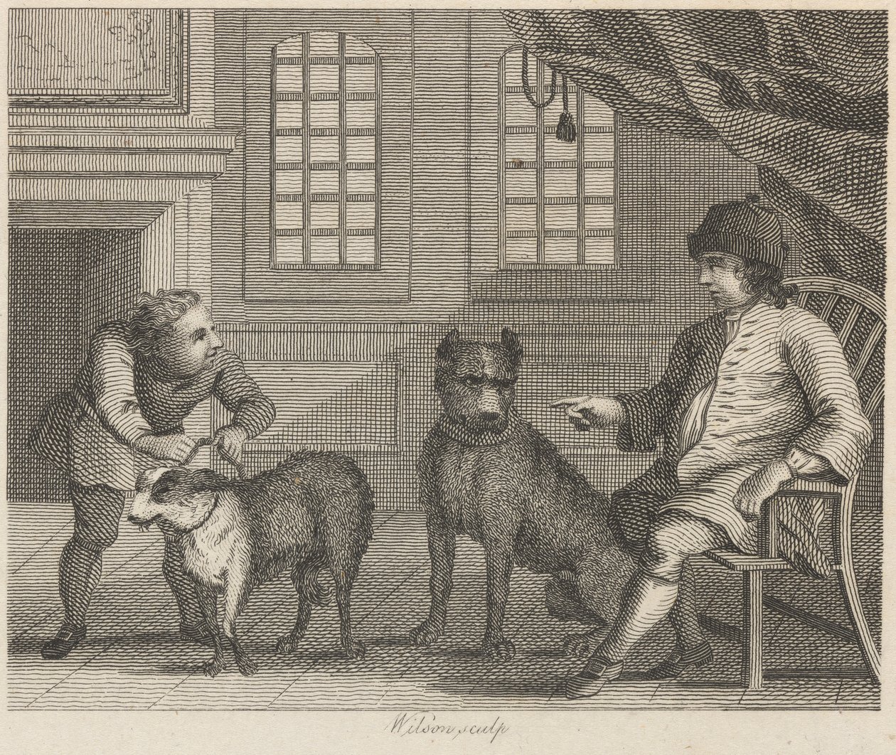 Der Köter und der Mastiff von Wilson