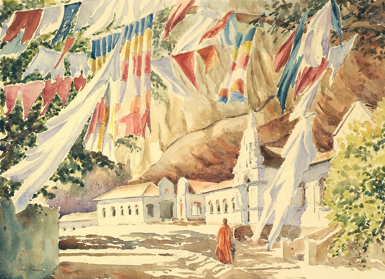 748 Gebetsfahnen, Dambulla von Wilson Clive