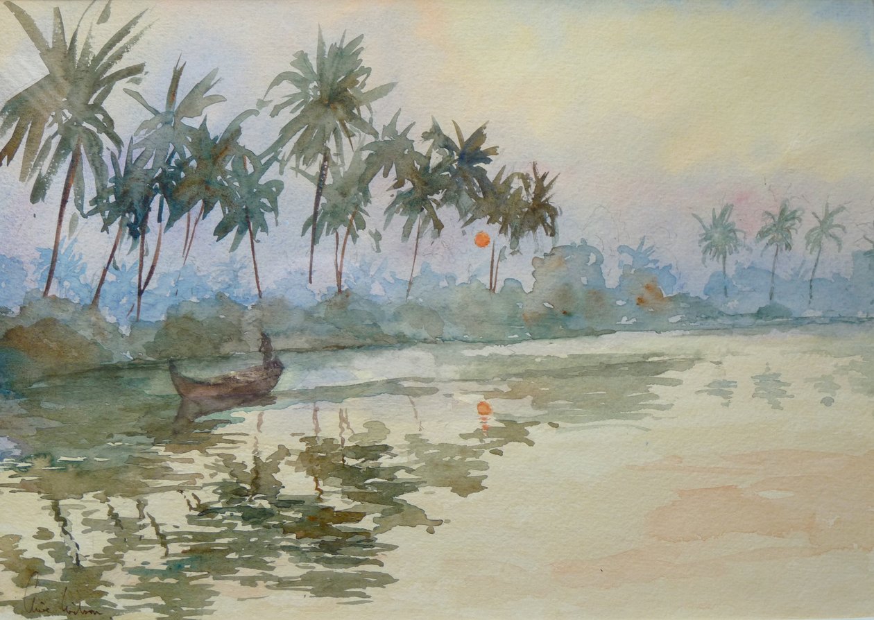 Sonnenaufgang, Mankotta Island von Wilson Clive