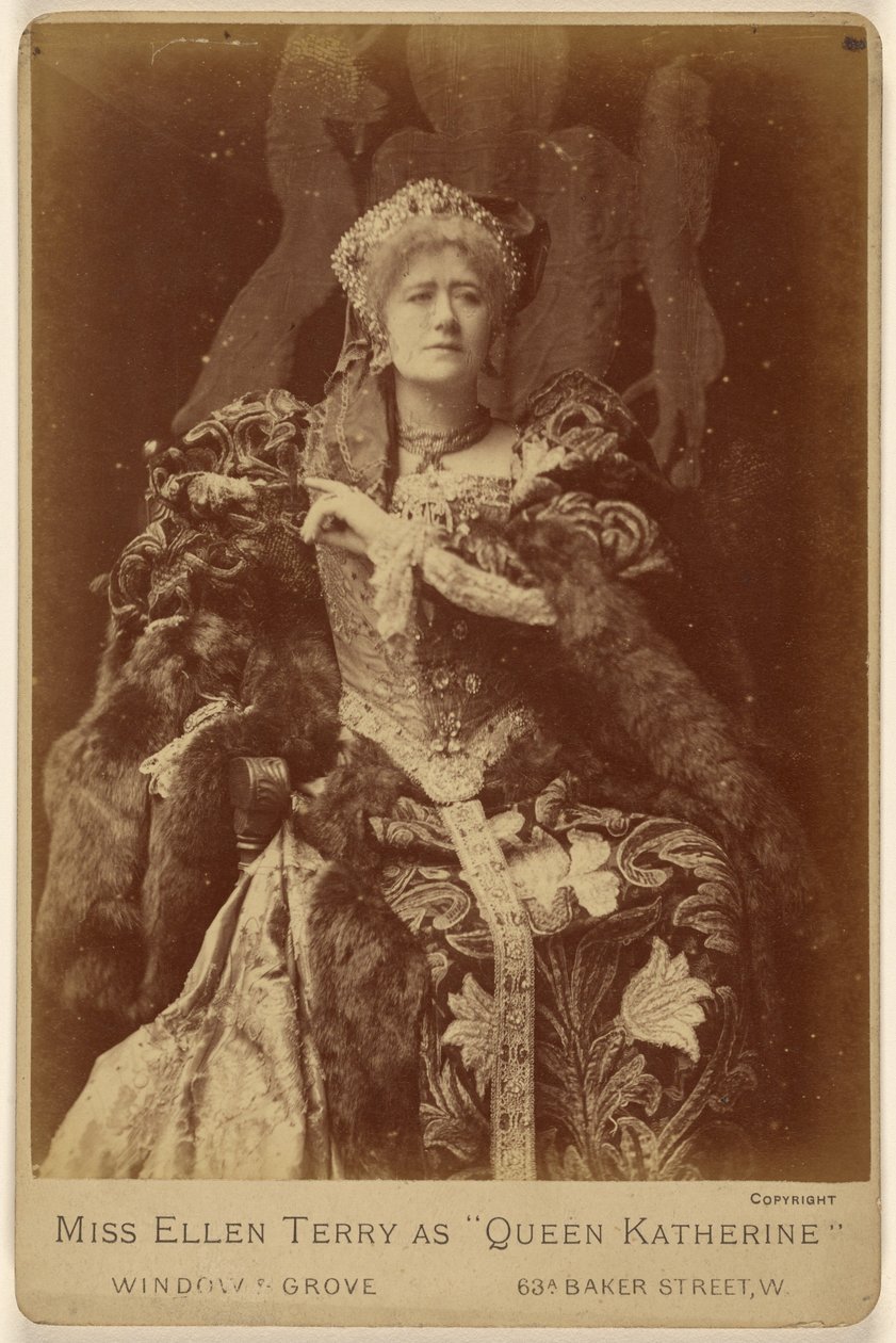 Miss Ellen Terry als "Königin Katherine" von Window and Grove
